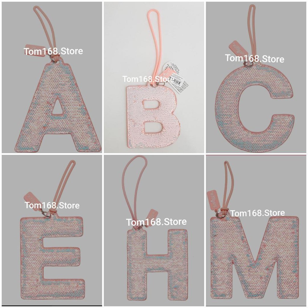 SMIGGLE ALPHABET / REVERSE BAG TAG