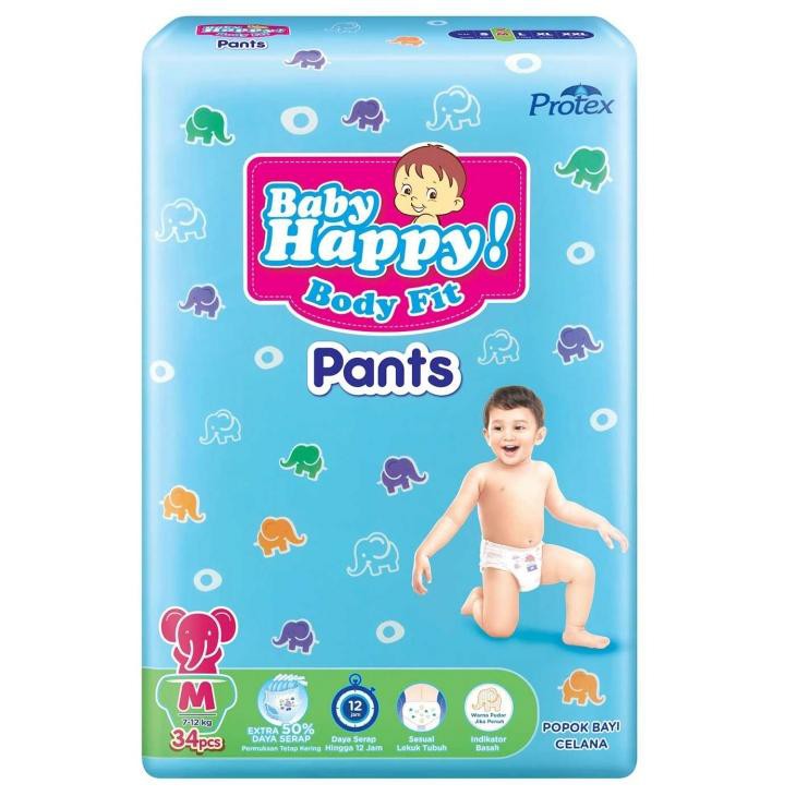 pamper baby happy