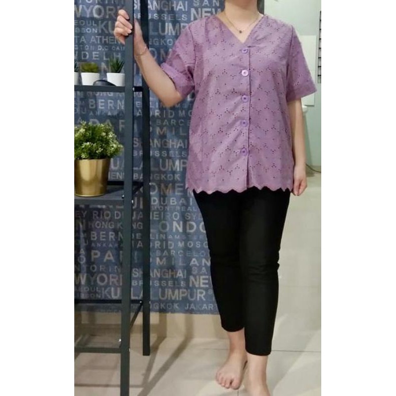 blus katun bordir