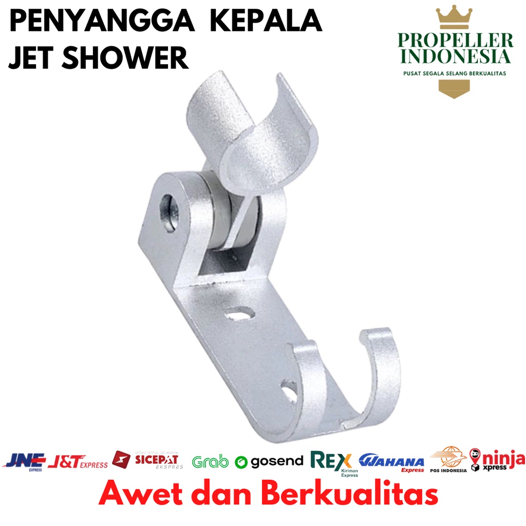 Dudukan Penyangga Shower Bidet Gantungan Kepala Shower Baut