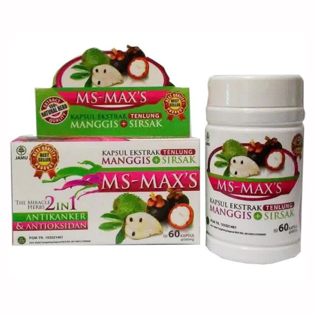Darusyifa Ekstrak Kapsul Kulit Manggis dan Sirsak Ms-Maxs