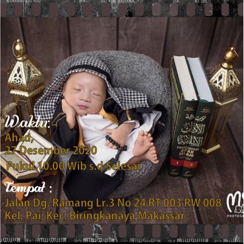 Undangan Digital AQIQAH (Undangan Vidio Aqiqah)