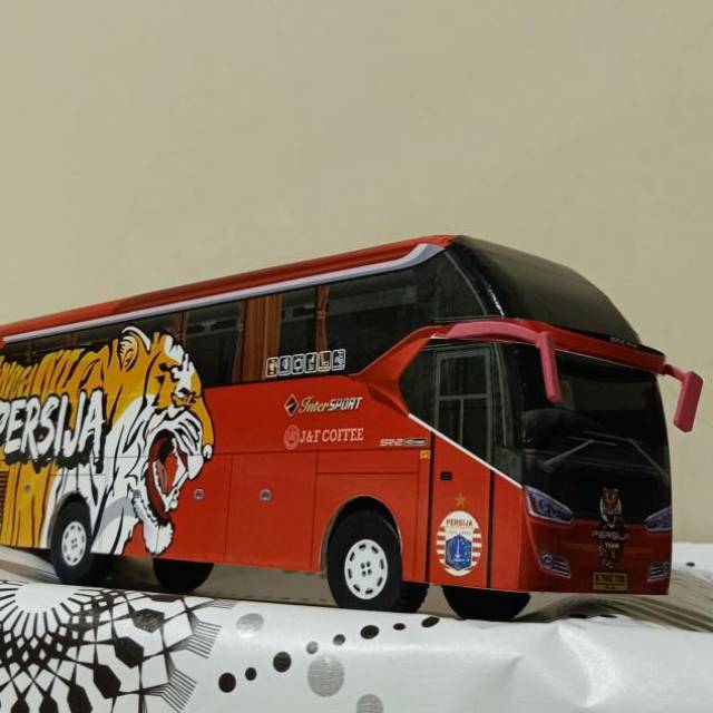 Miniatur Bus bis / mainan bus bis SR2 SHD  Persija