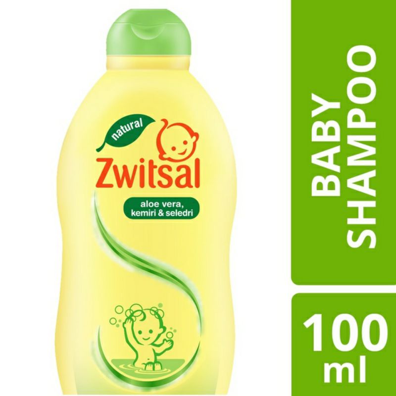 ZWITSAL BABY SHAMPO ALOE VERA, KEMIRI & SELEDRI 100ML / SHAMPO BABY / SHAMPO BAYI / SHAMPO ZWITSAL