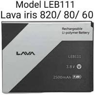 Battery Batre Baterai Lava 820 80 60 LEB 111