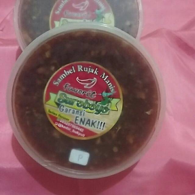 

Sambal rujaknya manis FAVORIT SUROBOYO Garansi enak !!!!!