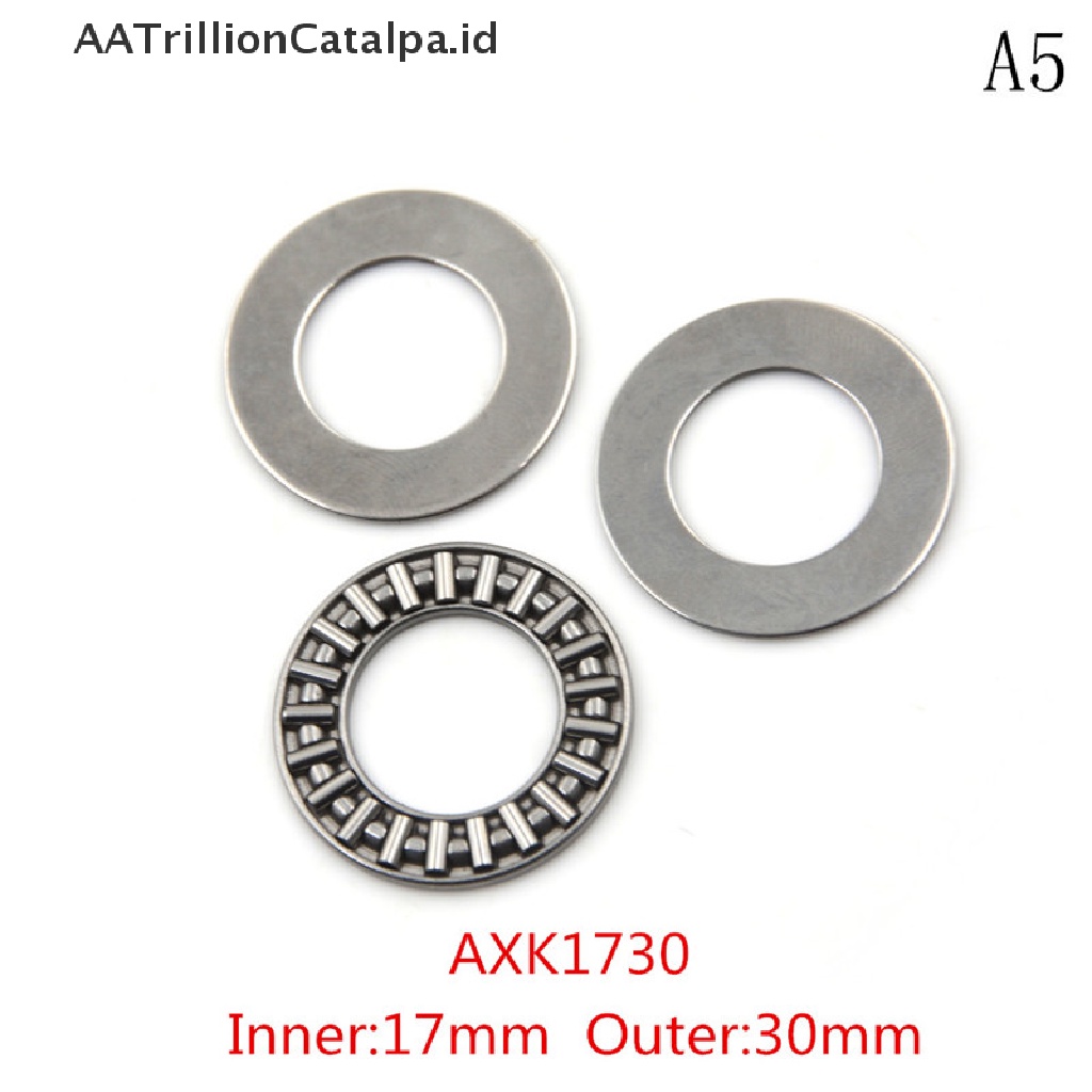 (Aatrillioncatalpa) Axk0821 - Axk2542 Thrust Needle Roller Bearing Dengan Dua Ring