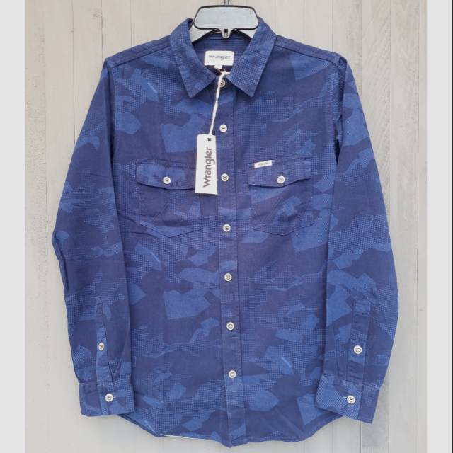 KEMEJA LENGAN PANJANG WRANGLER ORIGINAL TERMURAH