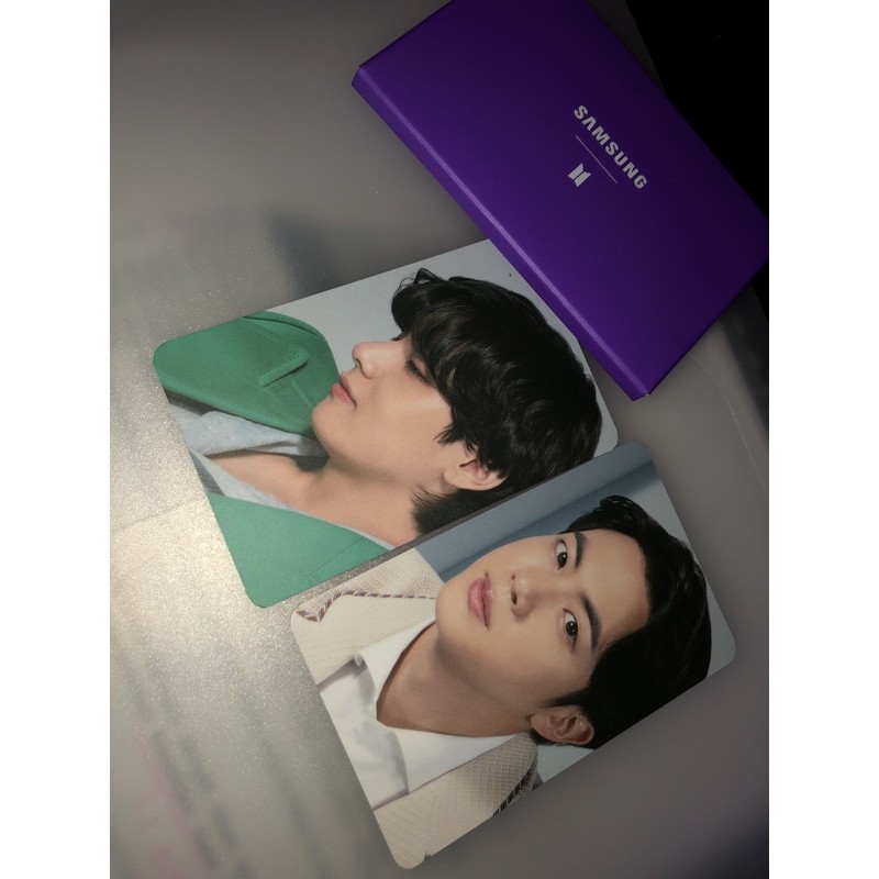 OFFICIAL PC PHOTOCARD BTS X SAMSUNG TAEHYUNG / V,JIN