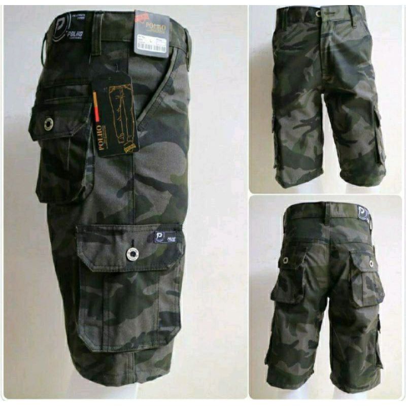 Celana pendek cargo ARMY Loreng Celana cargo army doreng pendek size 27-44 Celana cargo pendek doreng outdoor tentara original army