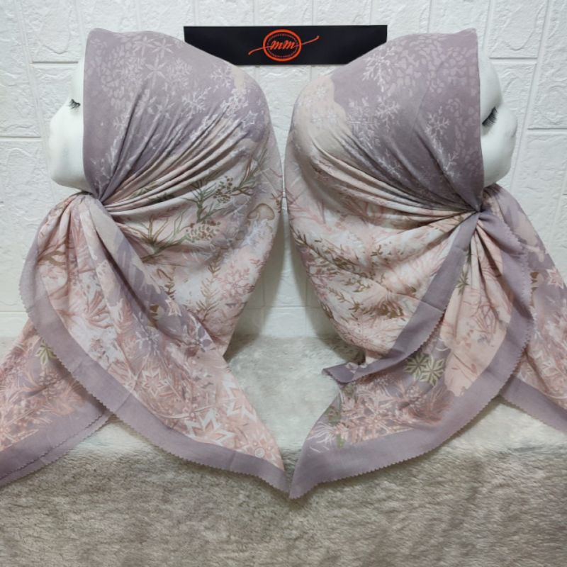 jilbab segiempat motif deenay kw voal