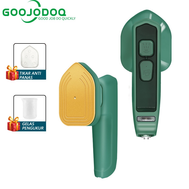 Goojodoq Setrika Mini Portable Cepat Panas Electric Steam Iron