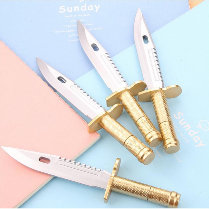 

971 Pena Bolpen Pen Stationery Alat Tulis Lucu Unik Pen Model Pisau