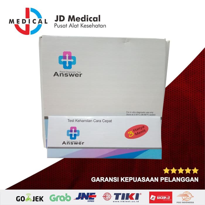 ALAT TEST KEHAMILAN ANSWER HCG TEST STRIP ECERAN
