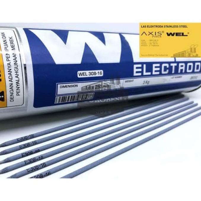 BISA COD KAWAT LAS STAINLESS 2 MM LAS ELEKTRODA STAINLESS 2MM PAKAN LAS 1KG