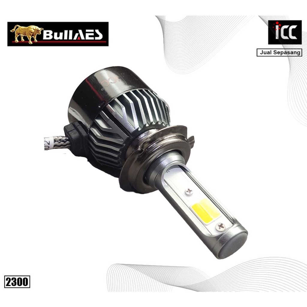 LAMPU LED HEADLAMP H7 3 WARNA Icplus MERK ICC 3600 Lumens 3000 4300 6000 Kelvin I SKU-2300