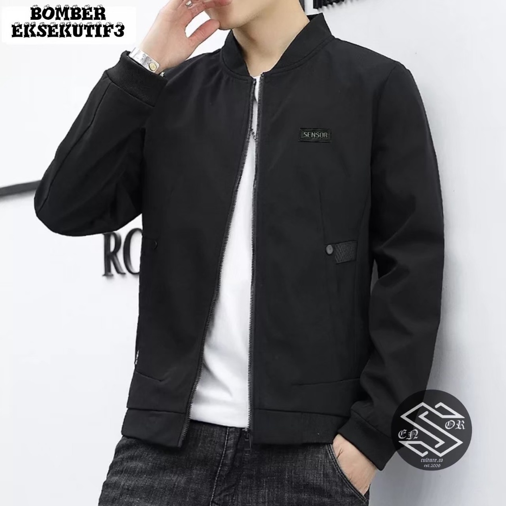 YULIUS STORE - Jaket Pria Bomber Eksekutif Tren Masa Kini, Dan Terbaru Tahun 2022 - Bahan Parasut Terbal