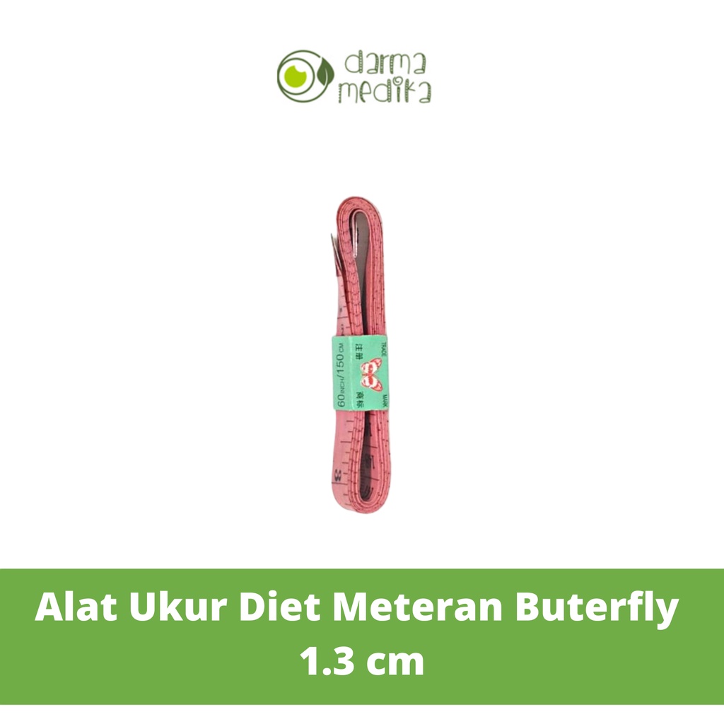 Meteran Butterfly 1,3cm MURAH