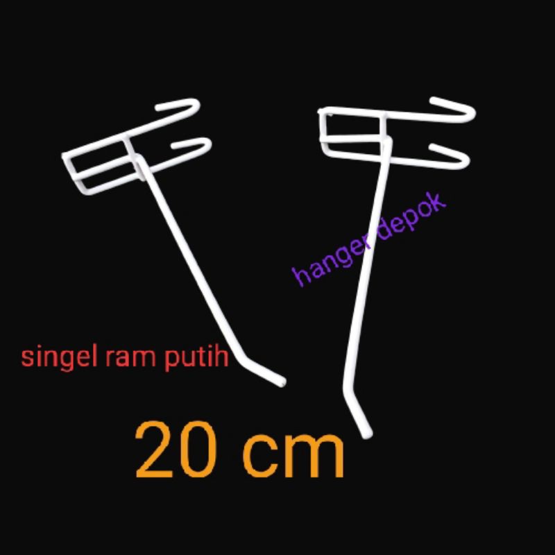 Cantelan ram kawat coating tebal singel ram kawat ukuran 10cm 15cm 20cm