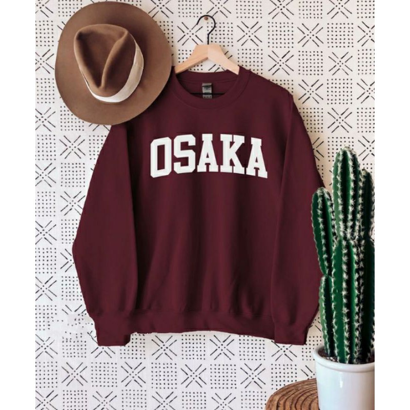 S - XXXXXL(6XL) OSAKA Japan Sweatshirt Harajuku Sweater Osaka BIGSIZE OVERSIZE Crewneck Osaka Japan