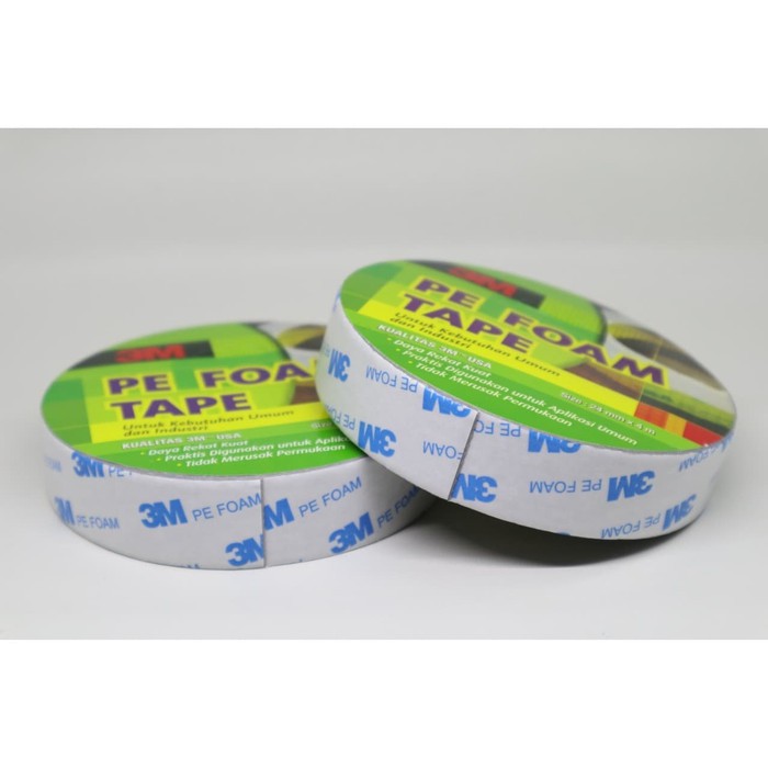 DOUBLE TAPE BUSA 3M Pe Foam Tape 24mm x 4M ORIGINAL