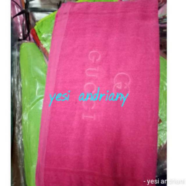 Handuk gucci jumbo 70x 140 berkualitas