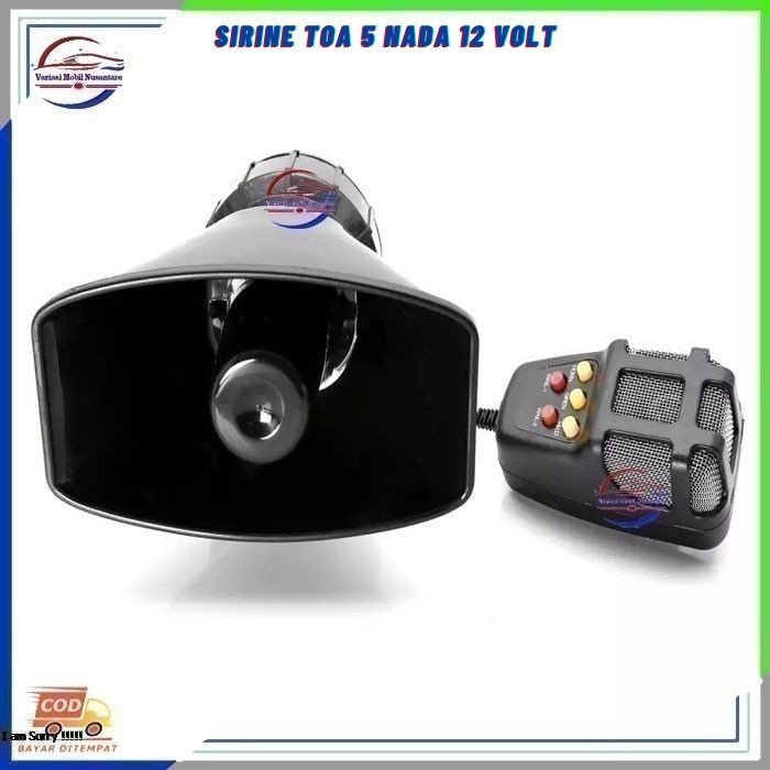 Klakson Sirine Horn Toa Patwal Polisi Peringatan Variasi Mobil