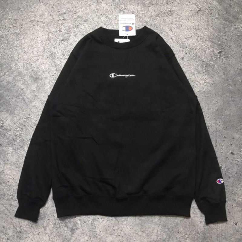 Crewneck Champion logo Bordir Sweater Champion unisex premium