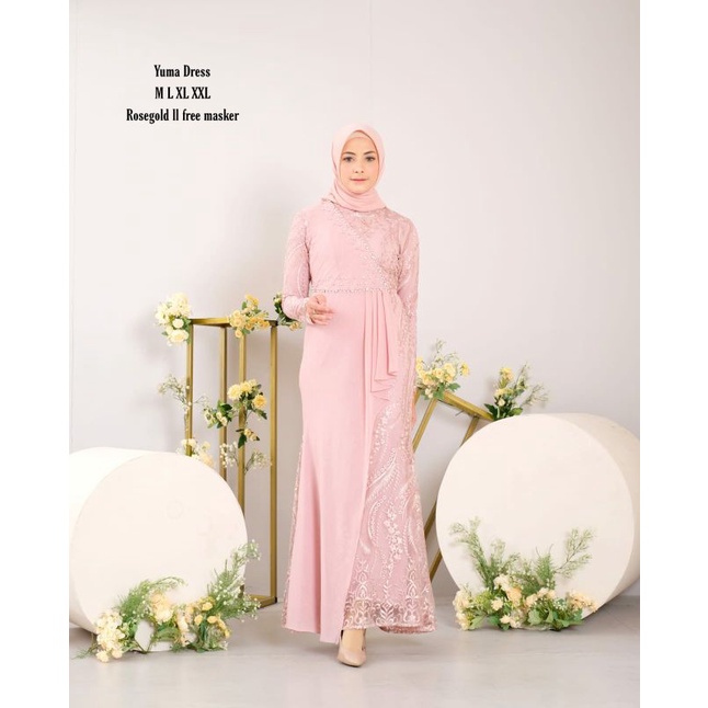 YUMNA DRESS // GAMIS PESTA // GAMIS TERBARU // GAMIS MODERN // GAMIS KONDANGAN // KEBAYA MODERN // KEBAYA GAMIS