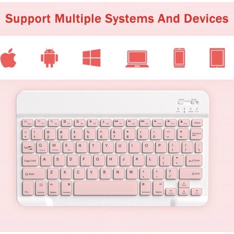 Keyboard Bluetooth Slim Wireless Tablet Android ios