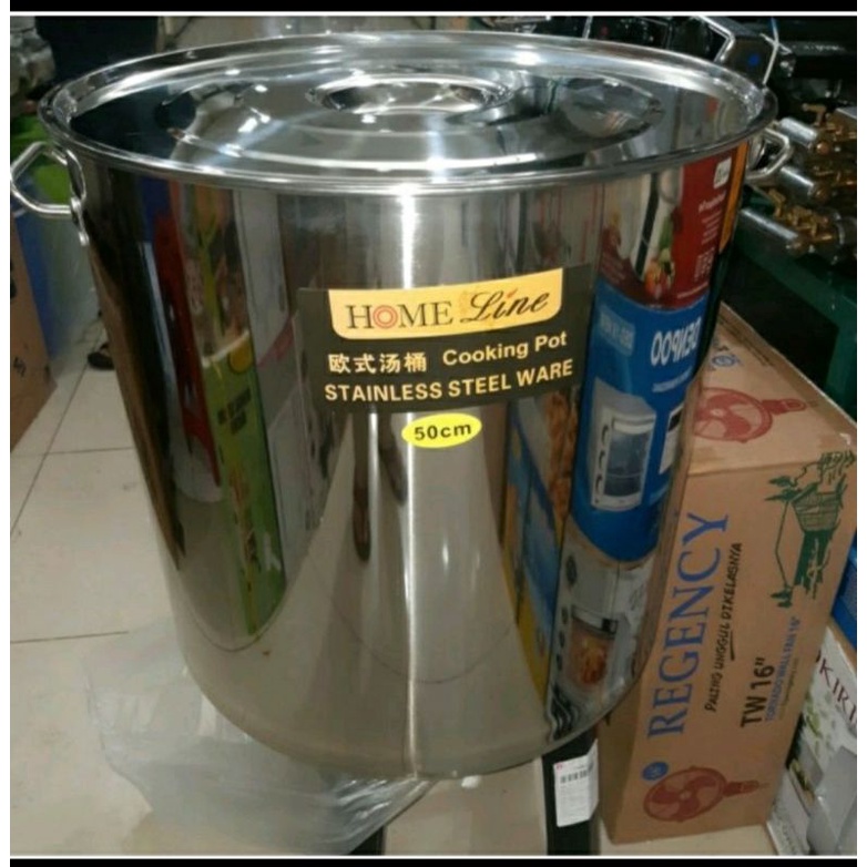 PANCI AIR PANCI STEINLES STOKPOT STEINLES PANCI TINGGI PANCI JUMBO 50CM