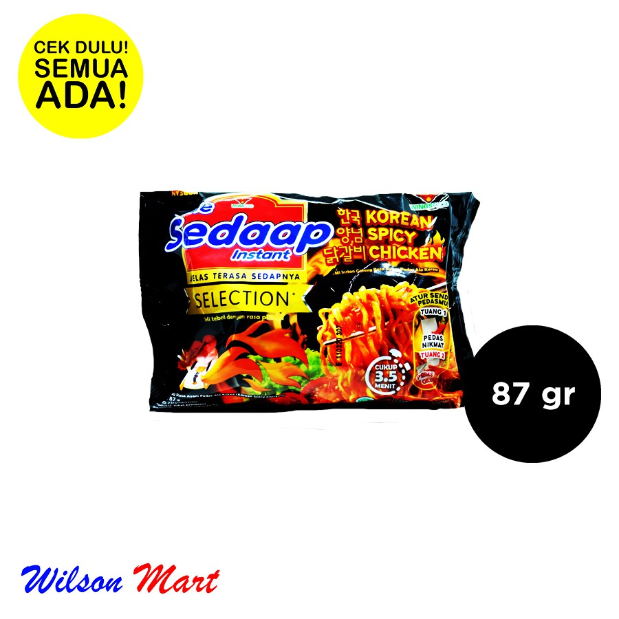 

MIE SEDAAP INSTANT SELECTION RASA KOREAN SPICY CHICKEN