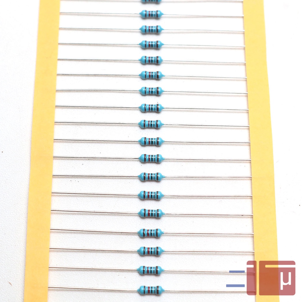 x10 Resistor 18K 1/4W Metal Film 1% Taiwan Kaki Tembaga