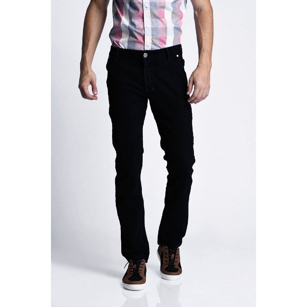 Celana Panjang Jeans Pria Cardinal / Cardinal Jeans Celana Jeans 2 (Hitam)