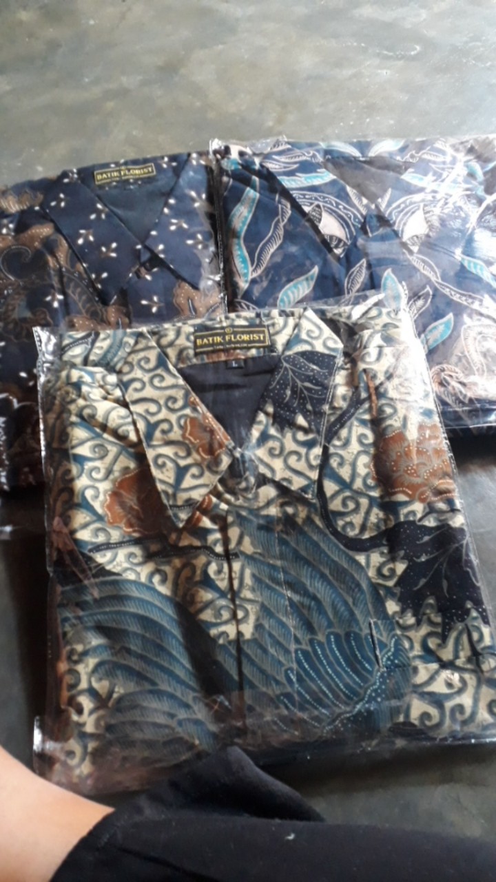 Uwer Merak Kemeja Batik Pria Full Furing Bahan Katun Cabut Primisima