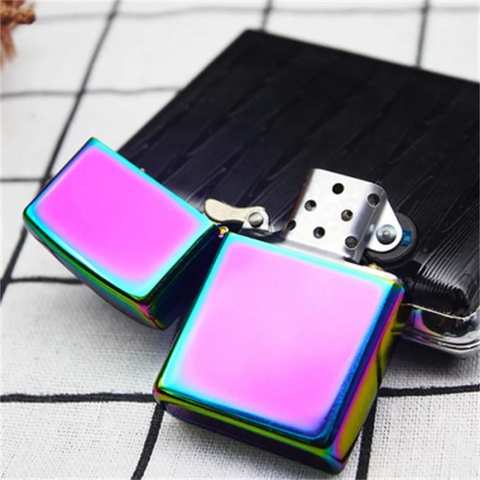 korek model zippo Rainbow ice