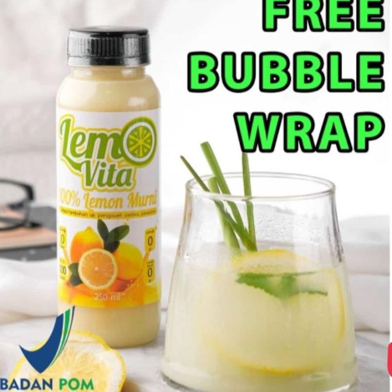 

ホ Fresh Sari Lemon Lemovita jus diet detoks 250ml sudah BPOM ヅ