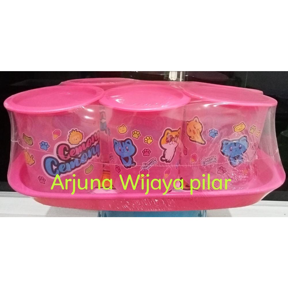 Toples set Nampan 7 in 1 motif +Bubblewrap