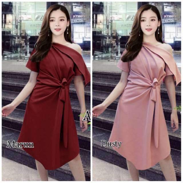 Eya Dress Gaun Outfit Fashion Party Korea Style AU