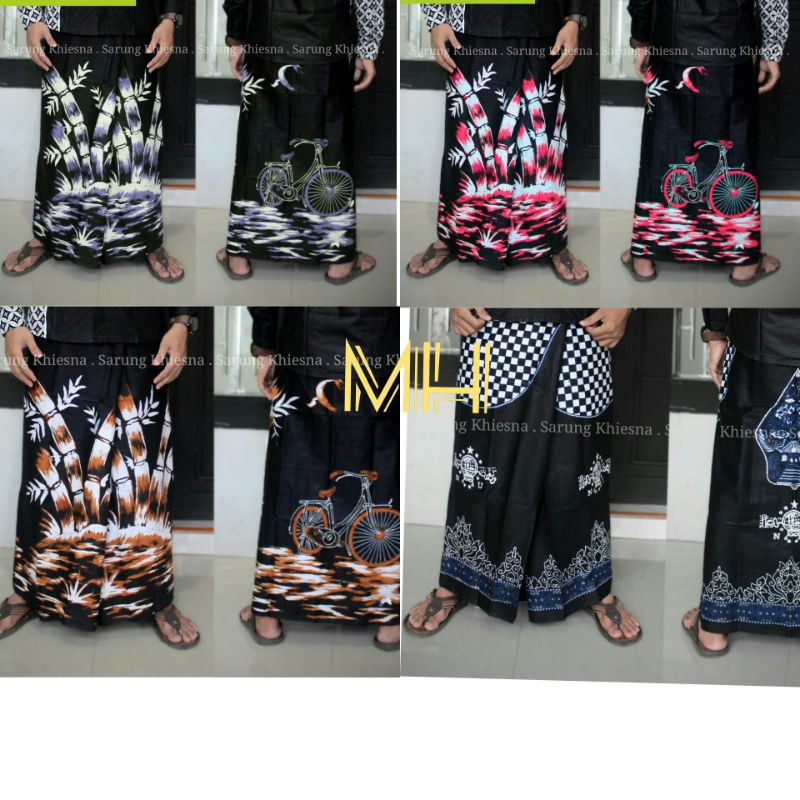 SARUNG BATIK BECAK DAN ONTEL- DEWASA DAN ANAK- BAHAN KATUN