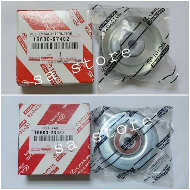 pully ac dan pully idle set Toyota Avanza