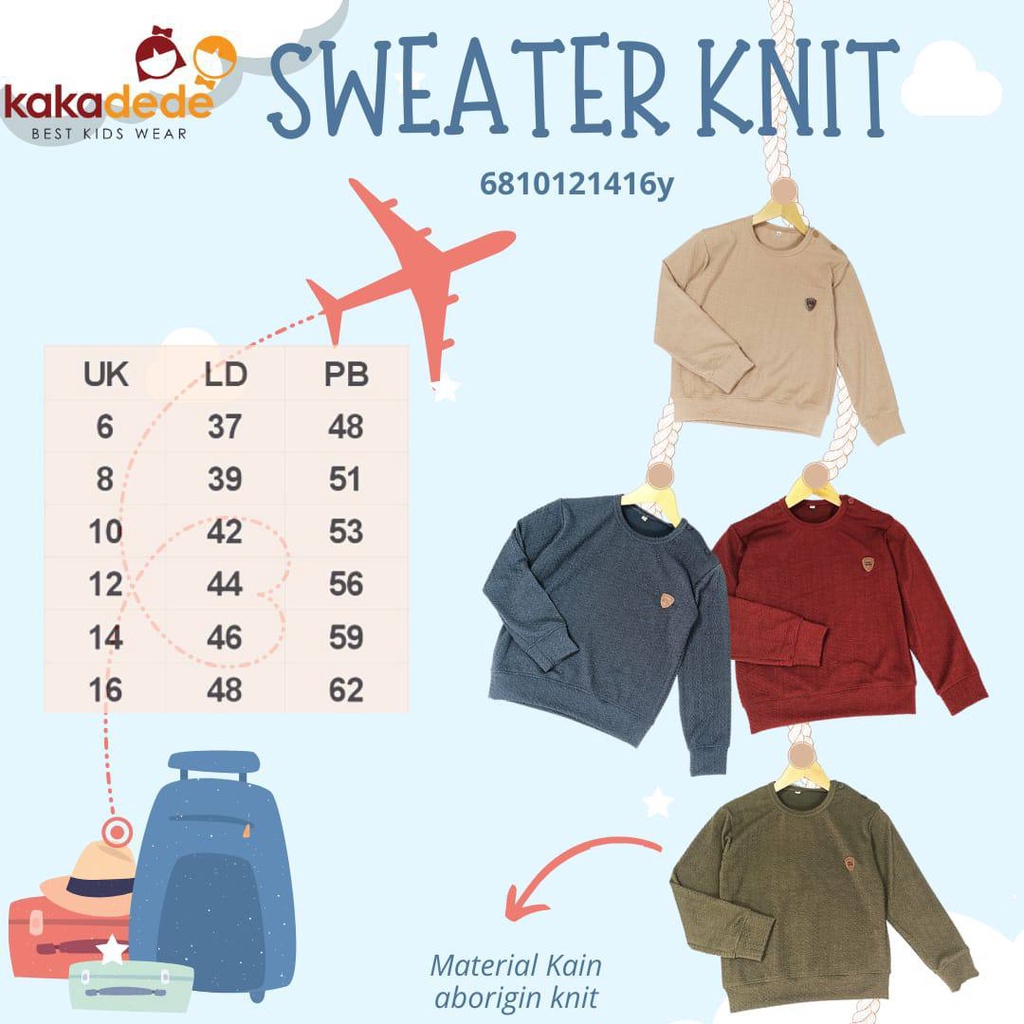 Sweater Anak Knit by Kakadede