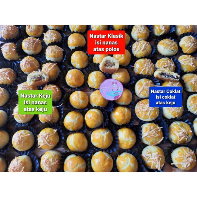 Nastar wisjman wisman klasik keju coklat murah halal pineappletart kuker kue kering cookies lebaran hampers