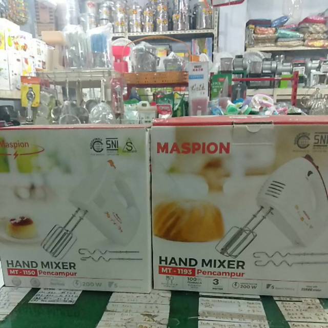 Handmixer maspion mt 1150 mt 1193 turbo hand mixer tahan panas mixer turbo