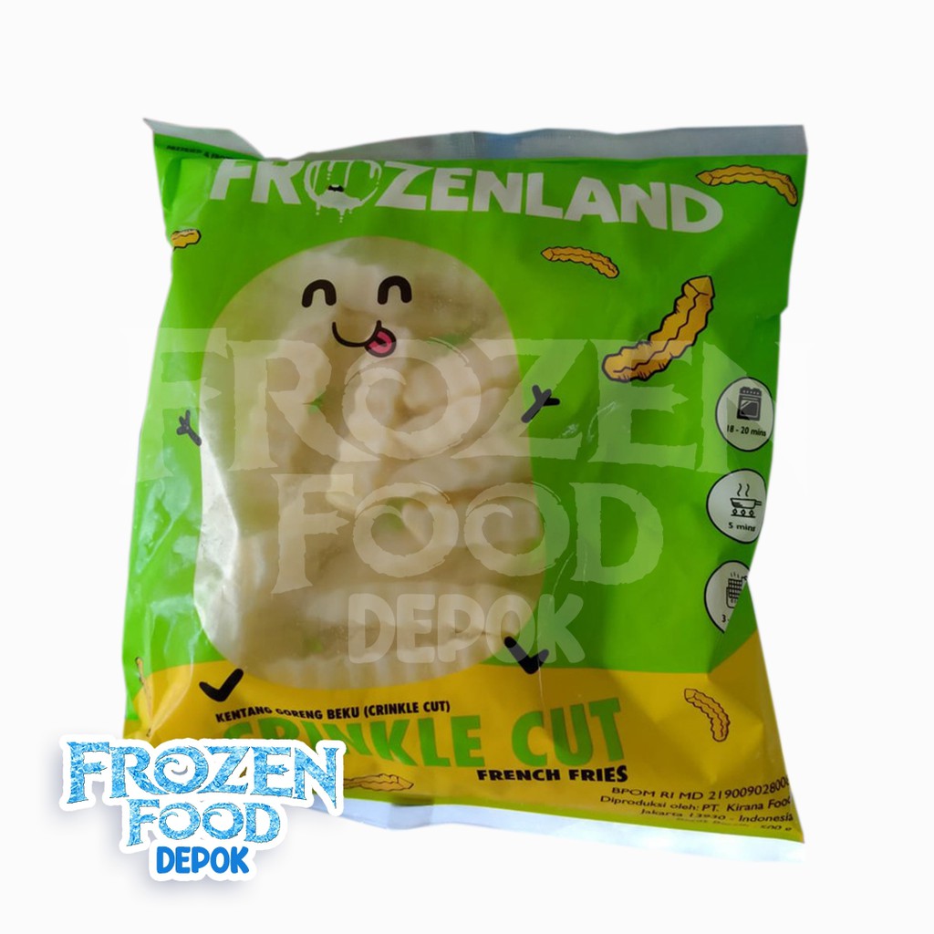 

FROZENLAND CRINKLE CUT 500 GRAM