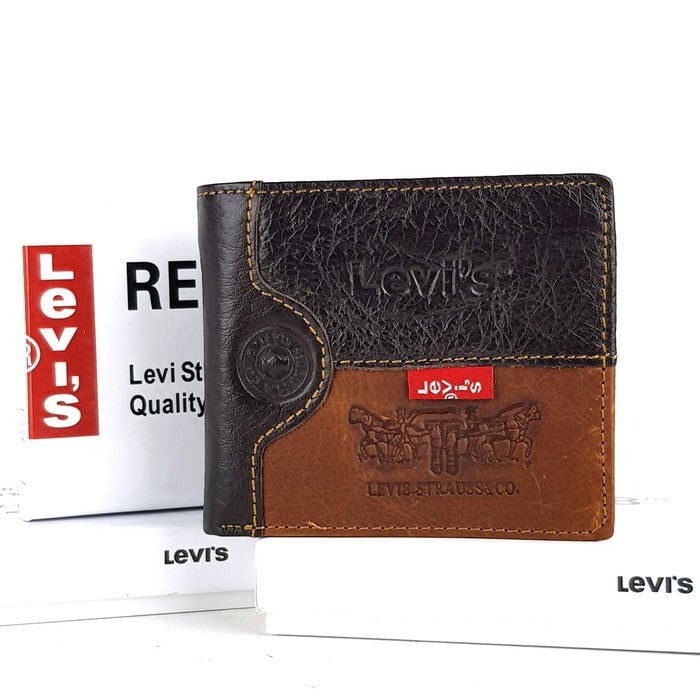 Dompet Tidur Kulit Asli Pria Murah - LEVIS DTR SJTR