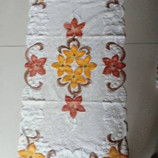 TAPLAK MEJA  TAMU  EPRSEGI MOTIF SHABBY TAPLAK MEJA  TAMU  