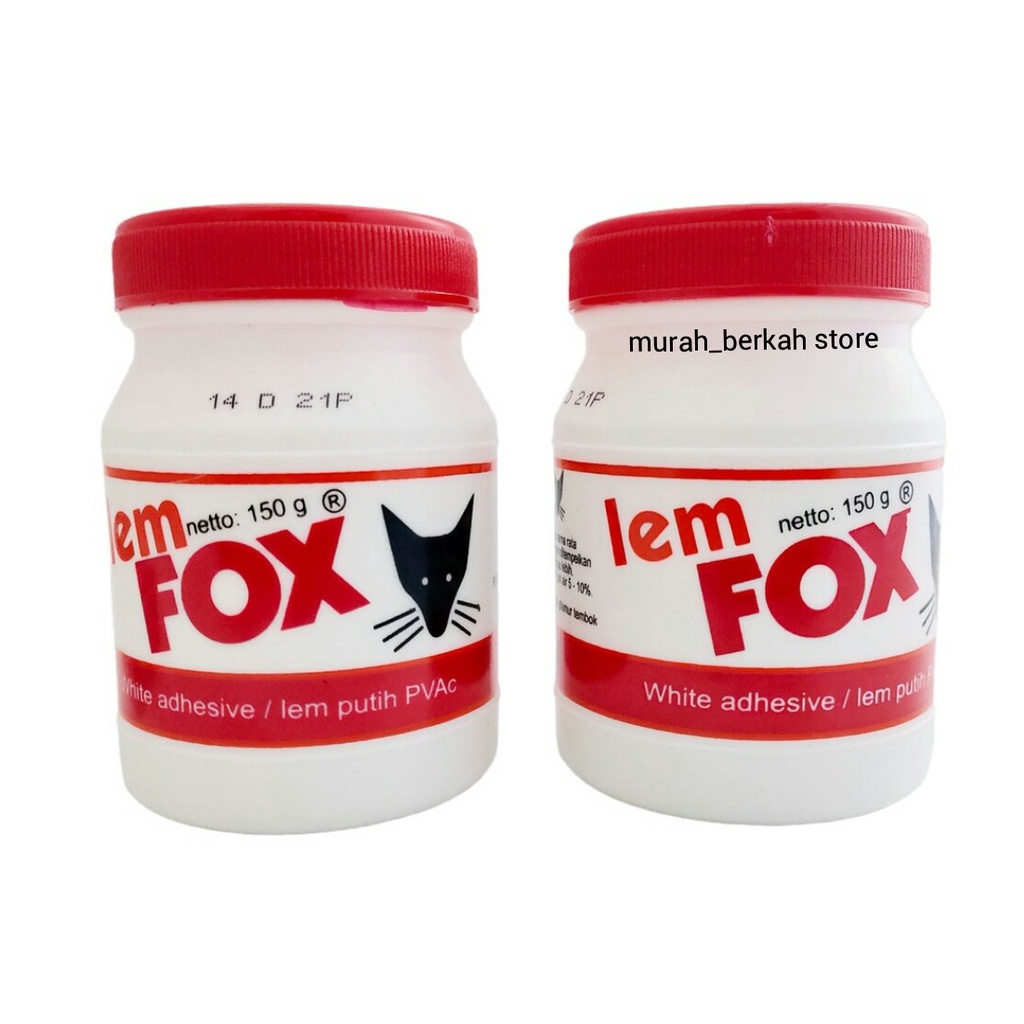 

LEM FOX / Lem Fox Putih Botol Kecil PVAC 150 GRAM (/botol)