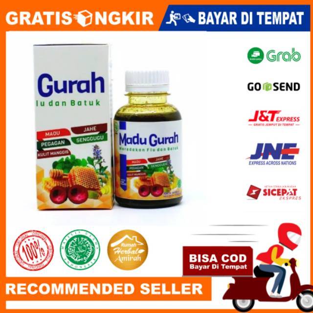 Madu Herbal Gurah Flu &amp; Batuk Untuk Anak dan Dewasa