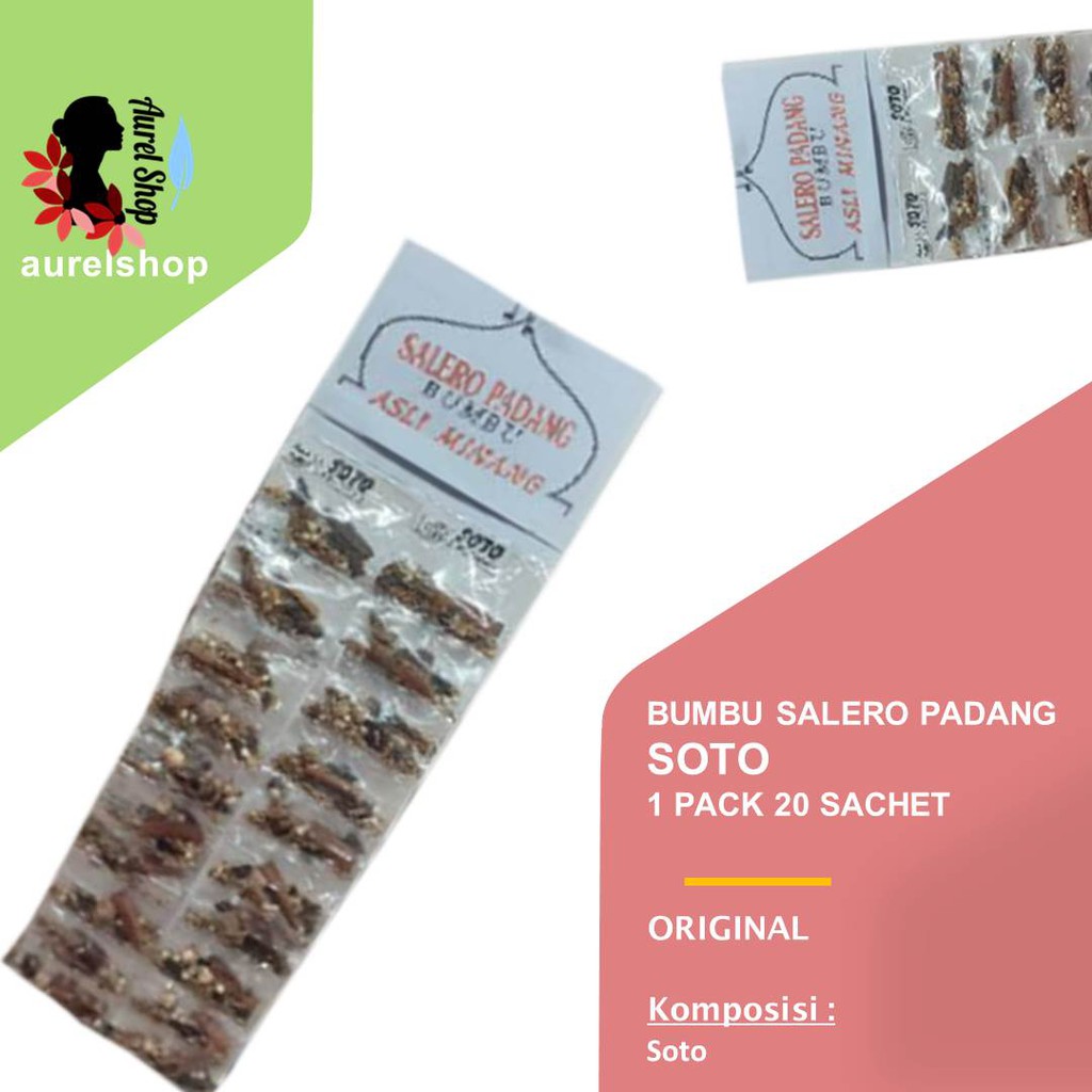 

SALERO PADANG Bumbu Soto kemasan Sachet